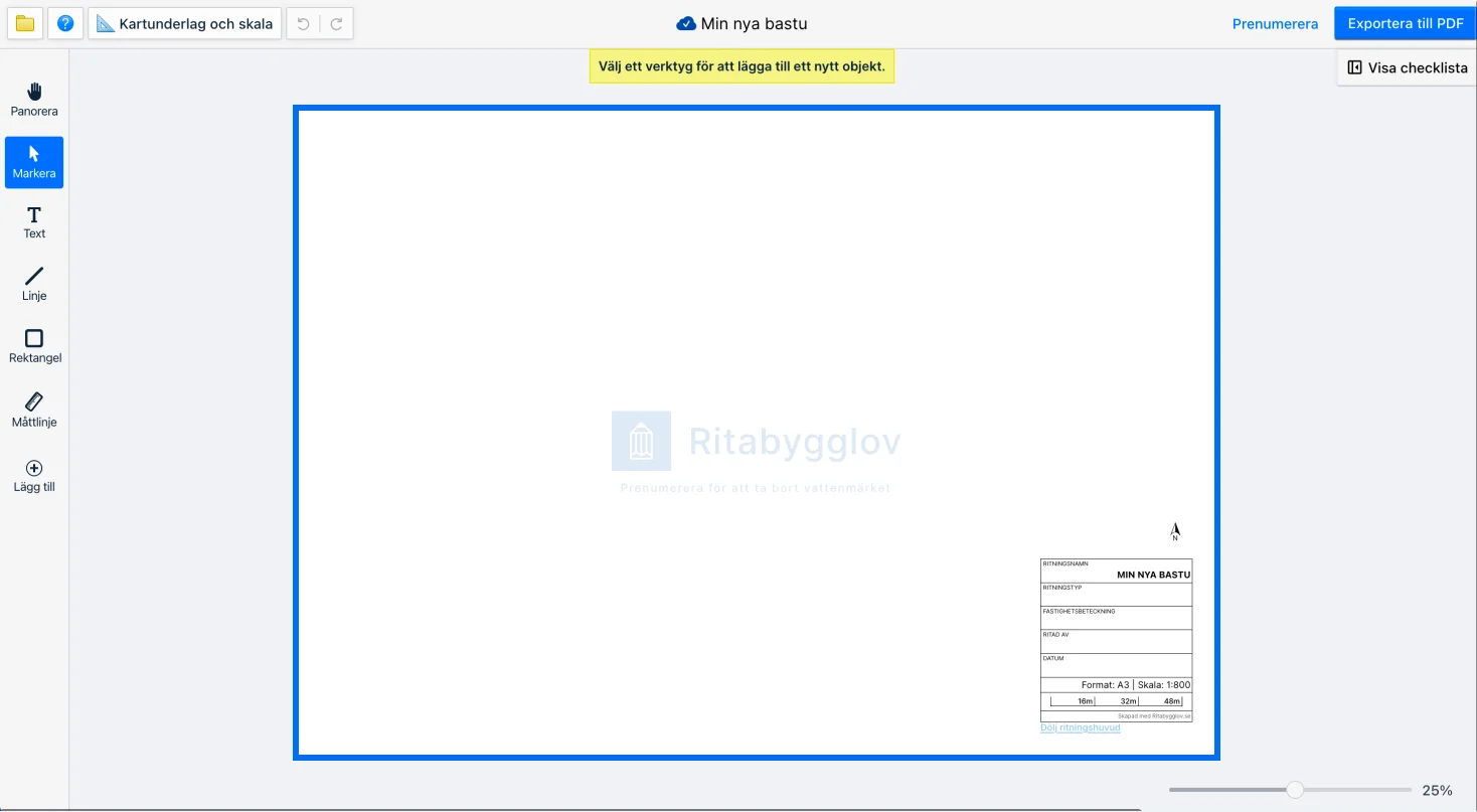 Image of interface with the drawing highlighted